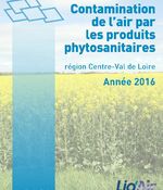 Région Centre-Val de Loire - 2016 - Contamination de l'air par les produits phytosanitaires