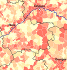 Carte interactive des émissions polluantes et des consommations d'énergie à la commune