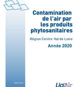 Région Centre-Val de Loire - 2020 - Contamination de l'air par les produits phytosanitaires