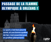 Passage de la flamme olympique à Orléans !