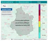 Fin de la saison pollinique 2024