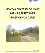 Zone pomicole - 2004 - Contamination de l'air par les pesticides