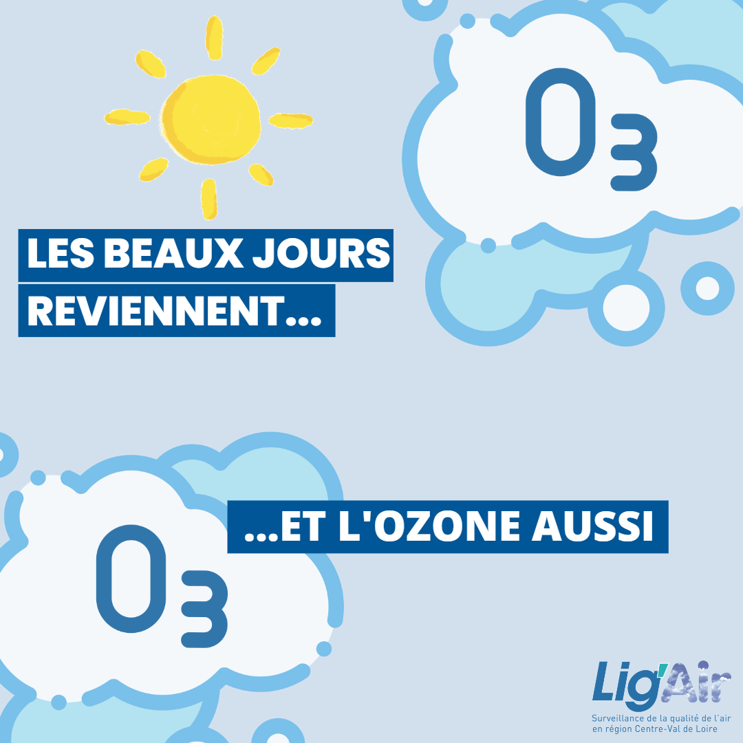 ☀️ L'été revient et l'ozone aussi !